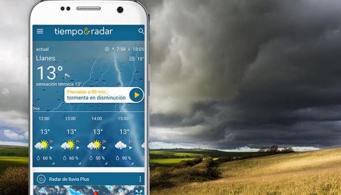 TIEMPO Y RADAR PROMETE PREVISIONES METEOROLÓGICAS FIABLES